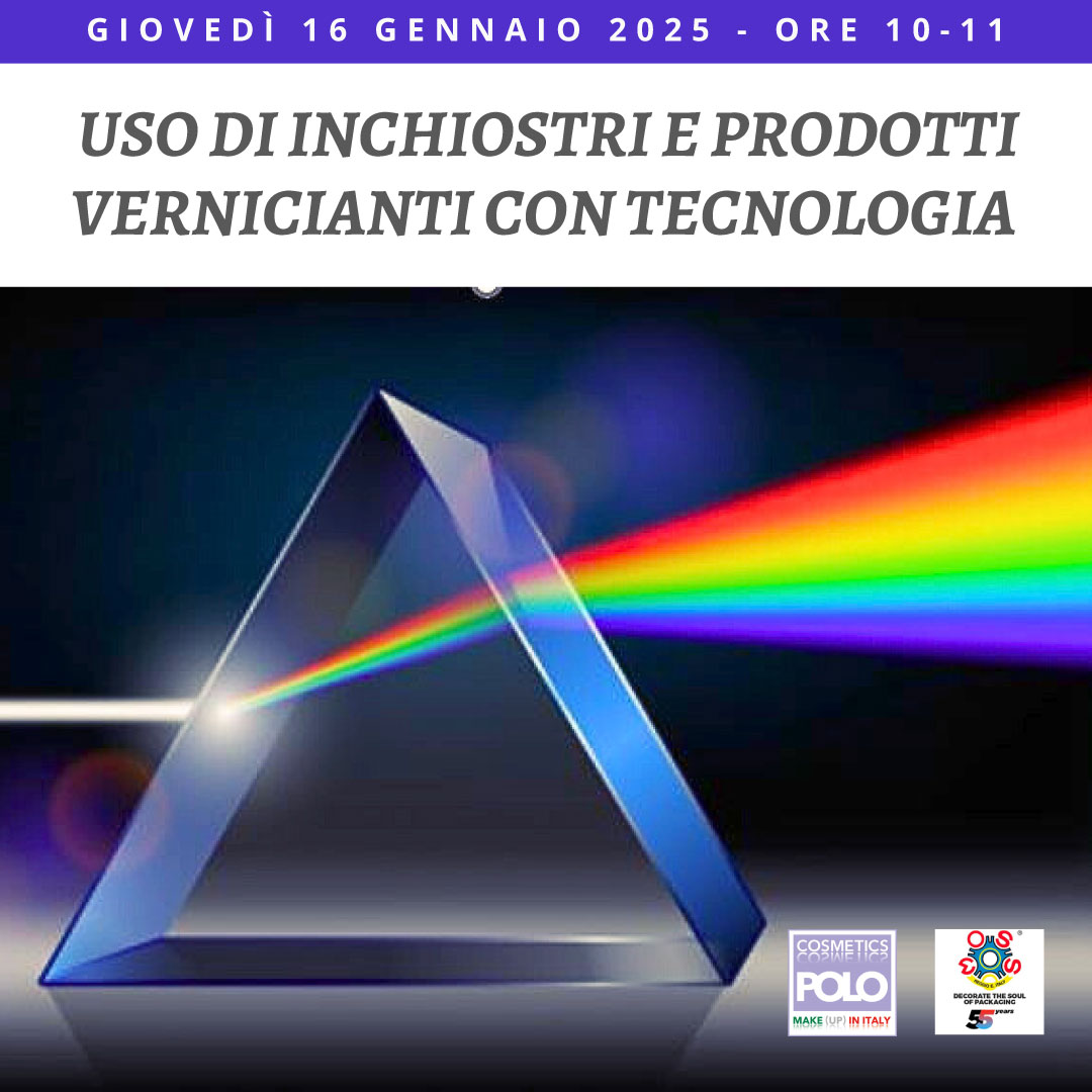 Uso di inchiostri e prodotti verniciati con tecnologia